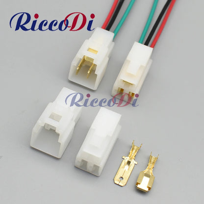 6.3mm 3 pin automotive electrical connector terminal plug kit DJ7031-6.3-11/21