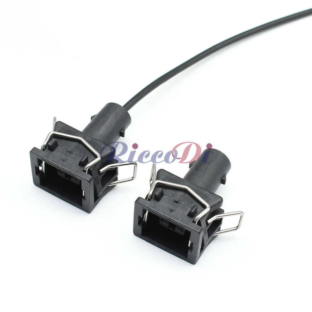 Female terminal detail of 6.3mm automotive wire harness connector for stable electrical connection