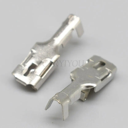 6.3MM automotive female wire terminal contacts pins for auto cable connector DJ624-D6.3B