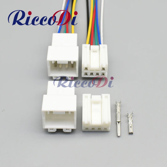 6 pin 2.2 series automobile wiring socket AC assembly car taillight and backup light cable connector 936271-1 936268-1