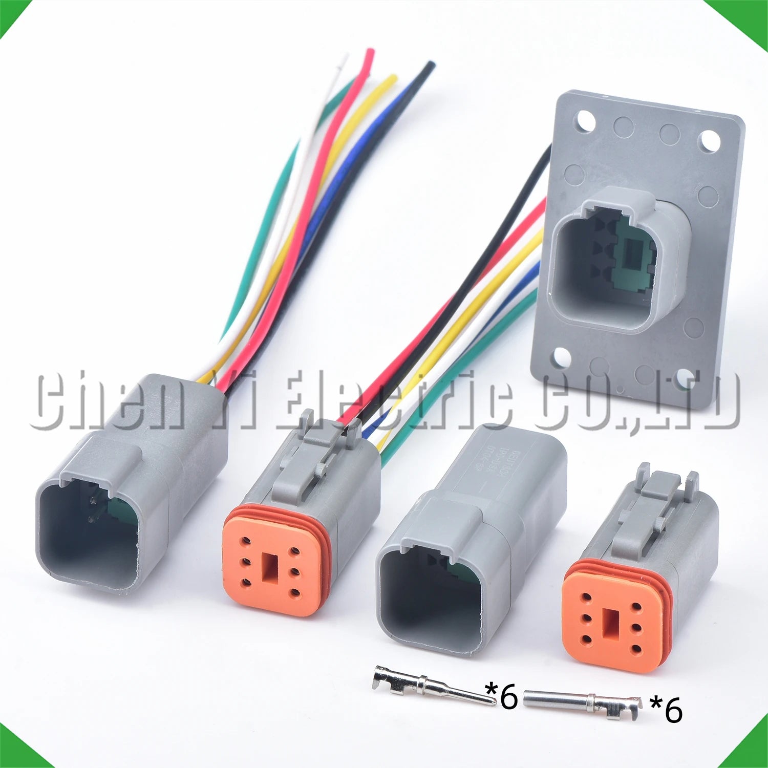 6 pin auto waterproof connector male female DT04-6P DT06-6S plug