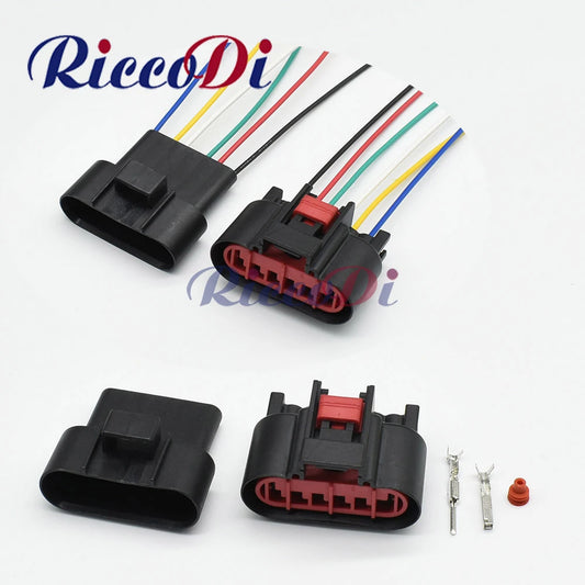 6 pins auto waterproof connector wire harness plug female male DJ7063F-1.5-11/21