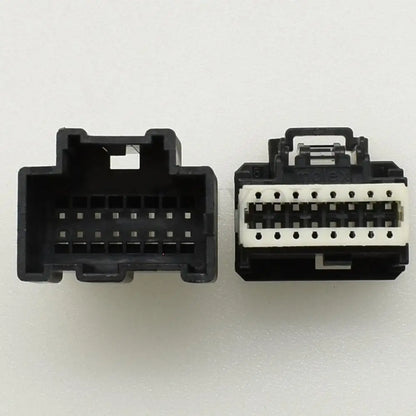 6 pin female male car electrical wire plug wiring harness series with terminals 34729-0160