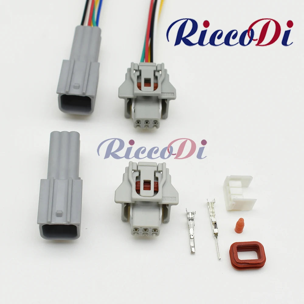 6 pin 0.6 series auto reversing radar probe electric eye rear view camera cable harness socket for Toyota 90980-12790