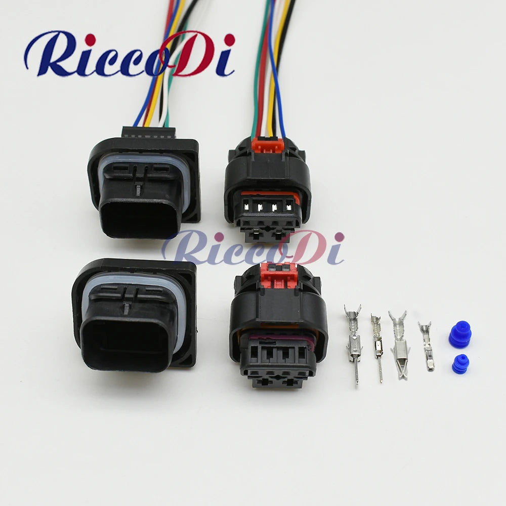 6 pin female male waterproof automotive connector auto socket 2302238-1 headlight plug for car