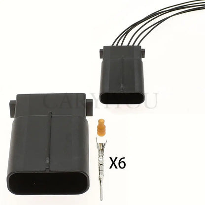 6 pins car waterproof plug for Toyota 90980-12303 6189-1083 auto accelerator pedal wire harness socket AC assembly