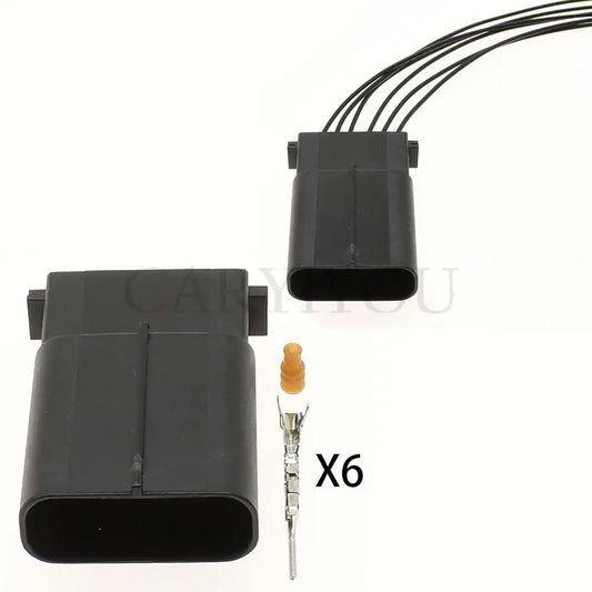 6 pins car waterproof plug for Toyota 90980-12303 6189-1083 auto accelerator pedal wire harness socket AC assembly