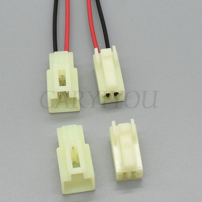 Detailed terminal structure of 6.3mm 2 pin automotive wire connector for reliable electrical contact