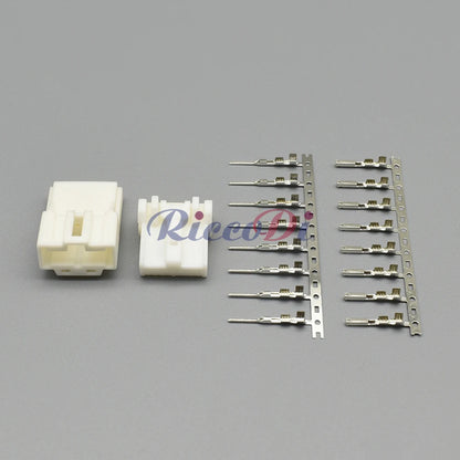 6098-1117 8 pins auto sunroof reading lamp unsealed socket with wires car wire harness connectors