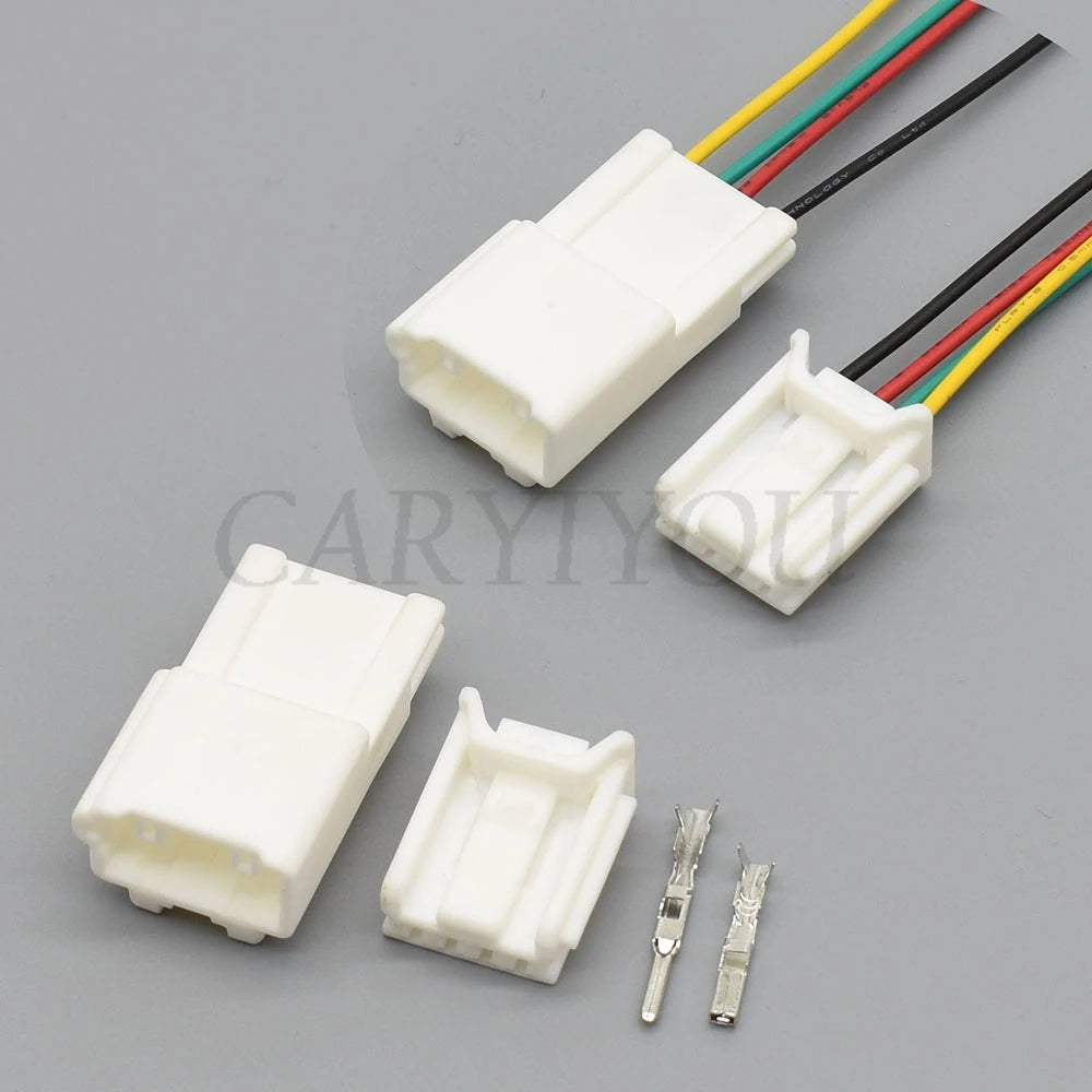 6098-5668 6098-5677 4 pin automotive tweeter loudspeaker wiring socket AC assembly male female wire connector overview for Toyota Lexus 12733