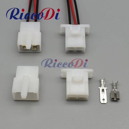 6120-2043 intake pressure sensor wire connector, male and female automotive plug for reliable car wiring