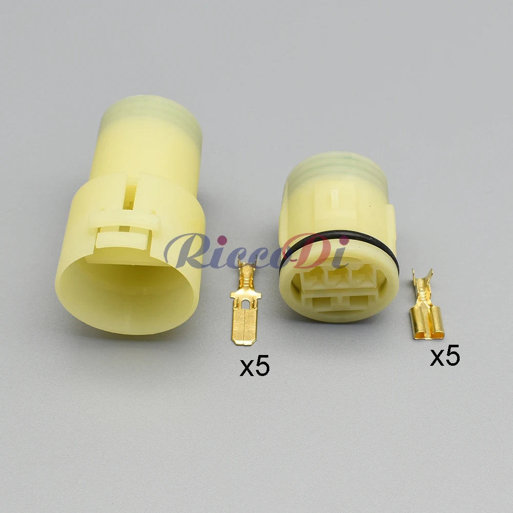 DS-250 automotive sealed plug 5P 6.3mm wire harness connector 6180-2480 6189-0291