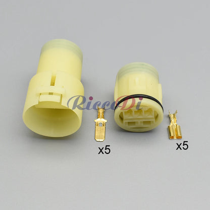DS-250 automotive sealed plug 5P 6.3mm wire harness connector 6180-2480 6189-0291