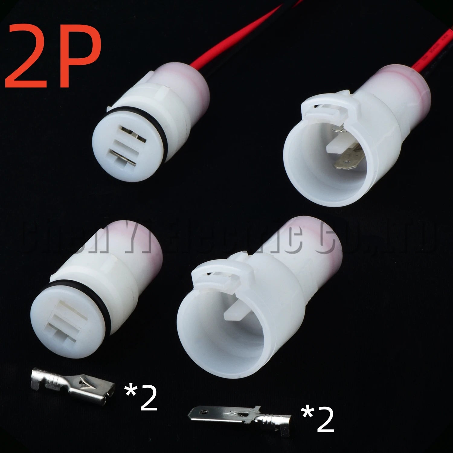 2 pin electric fan and knock sensor connector 6180-2541