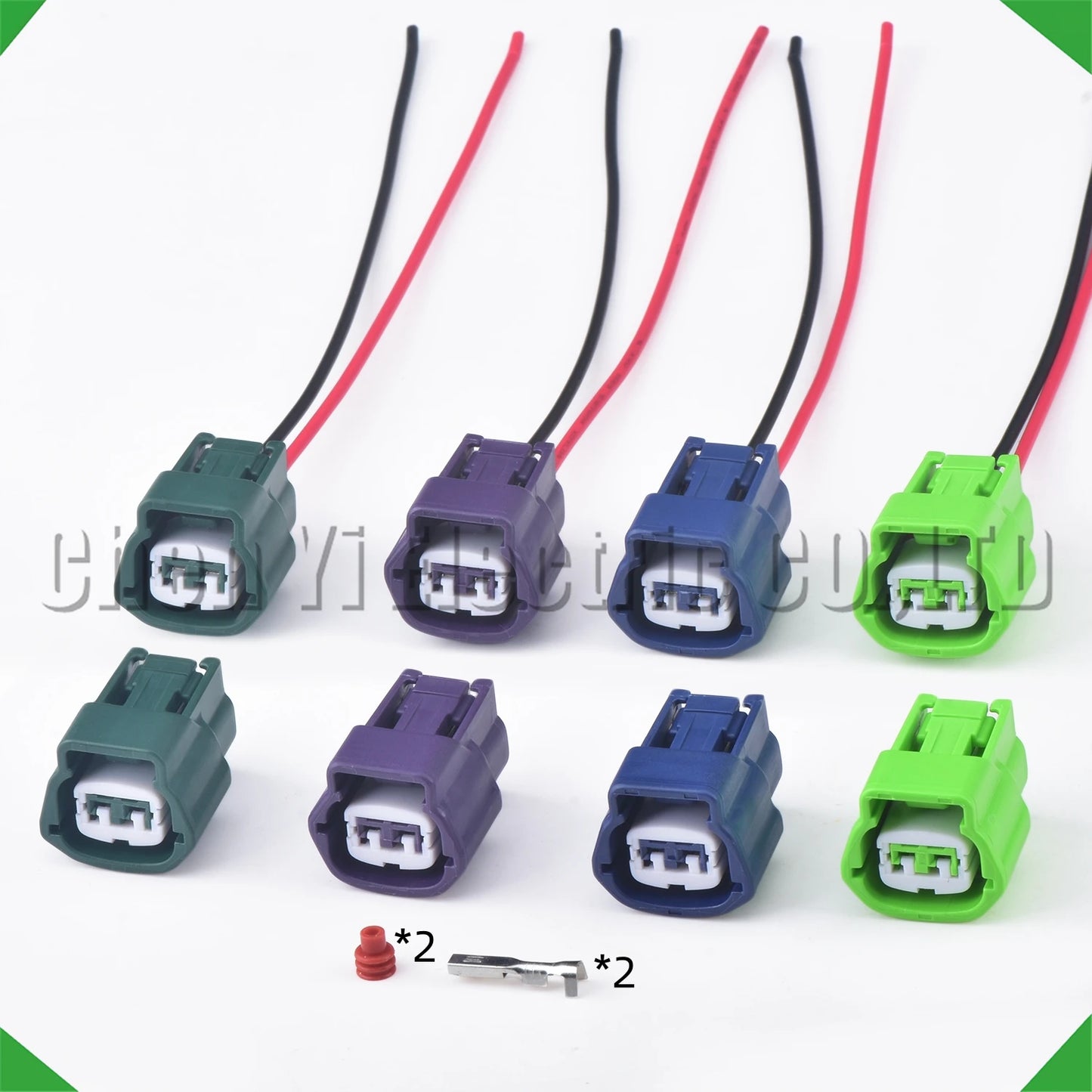 2 pin water temperature sensor connector 6189-0775