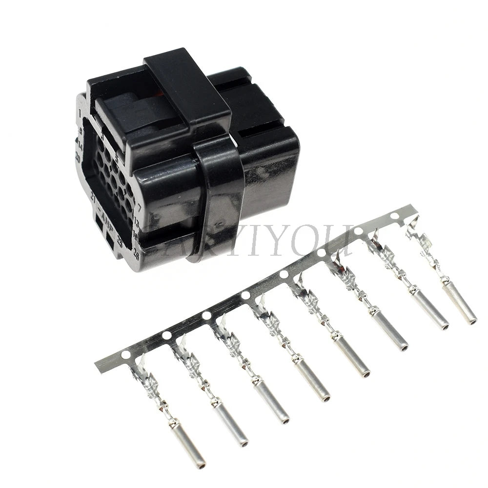 6437288-3 34 Pin car connector for ECU engine gearbox computer board plug detail