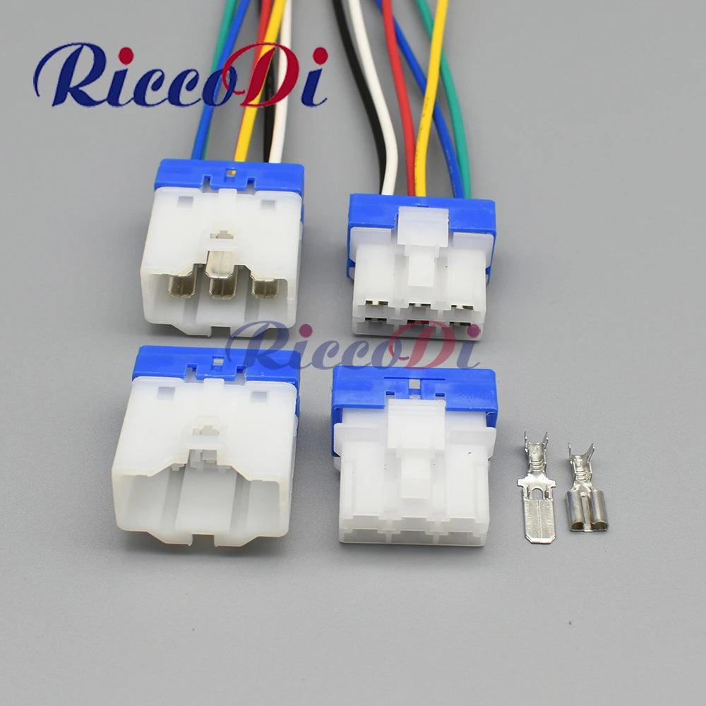 6P automobile male female ignition switch plug connector with brass terminal for Hyundai IX25 IX35 Santa Fe MISTRA