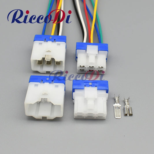6P automobile male female ignition switch plug connector with brass terminal for Hyundai IX25 IX35 Santa Fe MISTRA