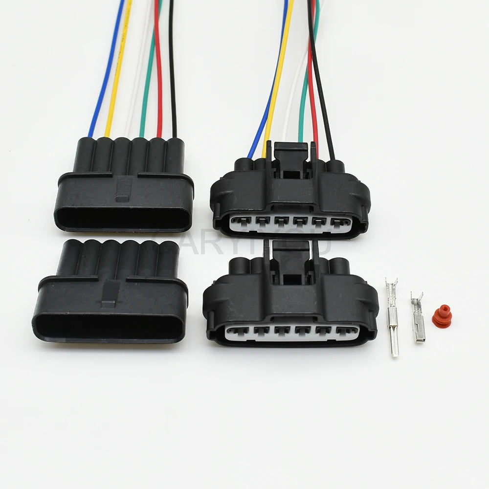 7283-1968-30 90980-11858 6-pin automotive electronic throttle pedal connector, waterproof design for car wiring