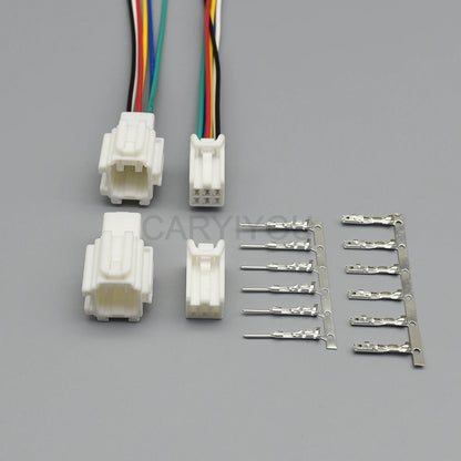 Automotive 6 Pin female wiring harness connector, fuse box plug for Civic CRV, models 7187-8846 7186-8846