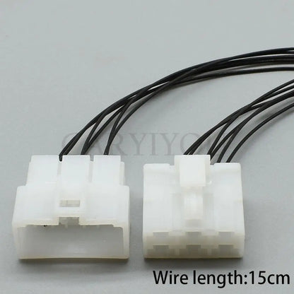6 pin car wiring harness socket connector for reliable power and signal transmission