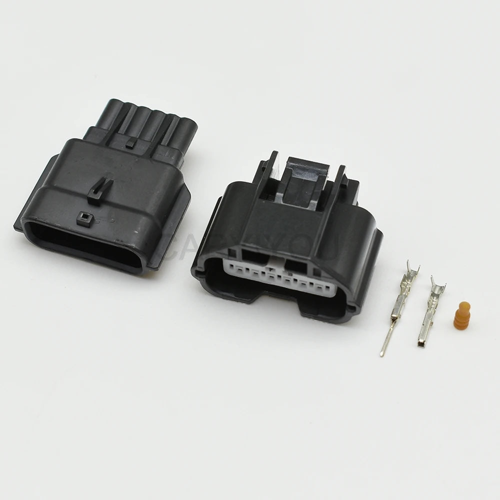 6 pin engine sensor connector with durable plastic housing for automotive wiring harness
