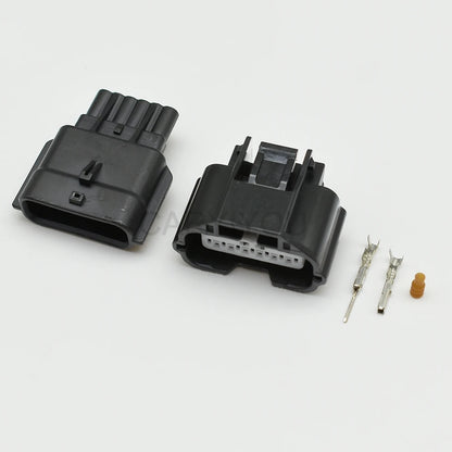 6 pin engine sensor connector with durable plastic housing for automotive wiring harness