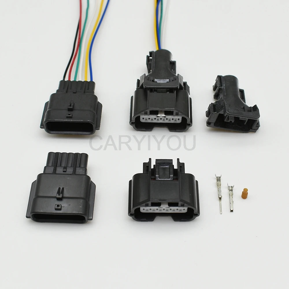 6 pin mass air flow sensor connector for stable automotive engine signal transmission