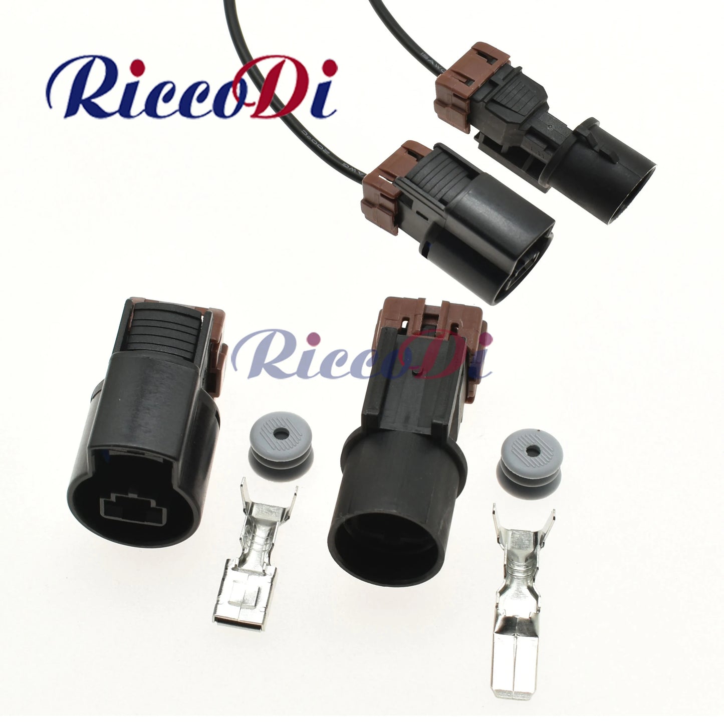 7.8mm series automotive connector plug and socket PK011-01027 / PK015-01027 with terminal for reliable vehicle wiring connections