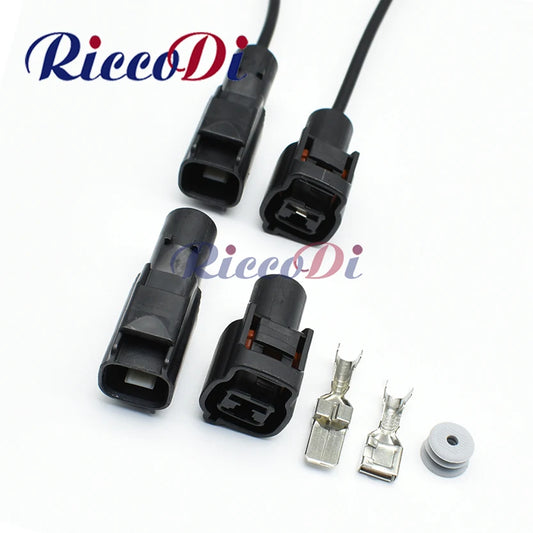 7.8mm waterproof automotive connector with male and female high current socket and end plug for vehicle wiring