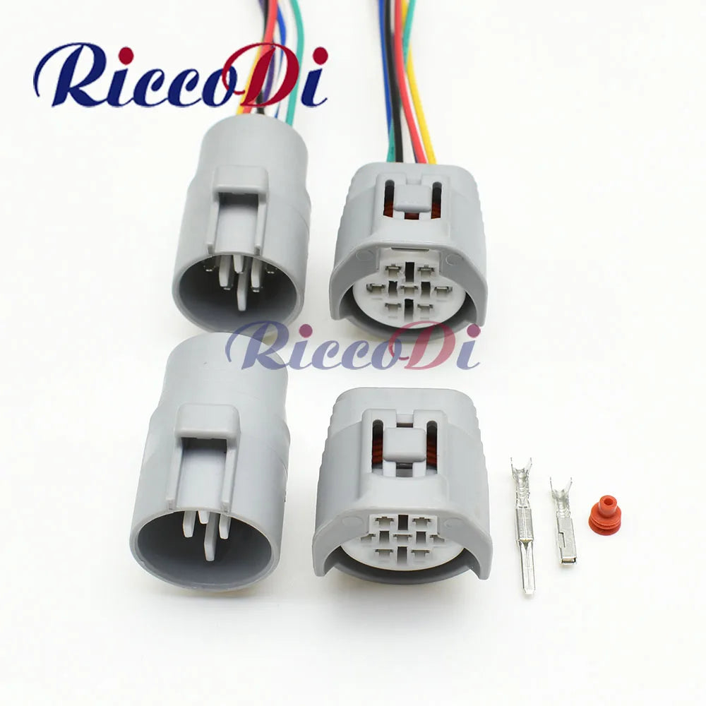 7 hole car waterproof plug AC assembly auto headlight electric wire socket 6189-0127 6188-0067 for Toyota Camry Lexus