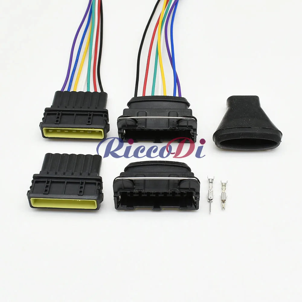 7 pin 3.5mm engine plug automotive waterproof wire sockets connector DJ7071-3.5-11 DJ7071A-3.5-21