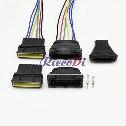 7 pin 3.5mm engine plug automotive waterproof wire sockets connector DJ7071-3.5-11 DJ7071A-3.5-21