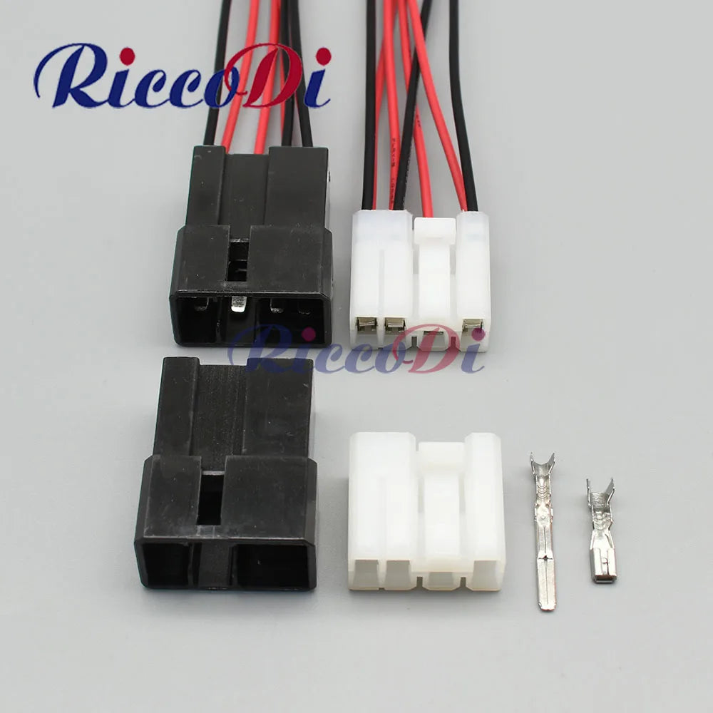 7 pin 3 series car audio cable connector auto male female docking wiring socket 172505-1 172495-1