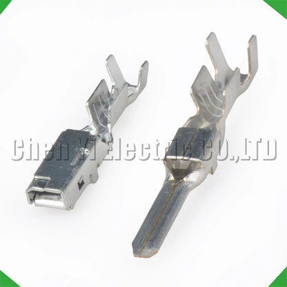 2.8mm wire crimp pins compatible with 7114-4111-02 sheath automotive connector