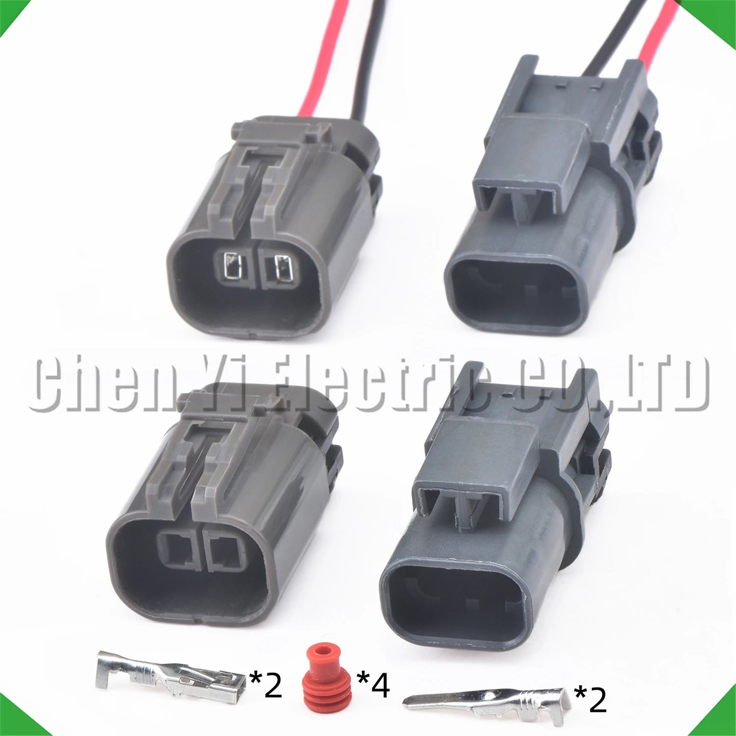 7122-1824-40 2 pin fuel pump connector for Mazda
