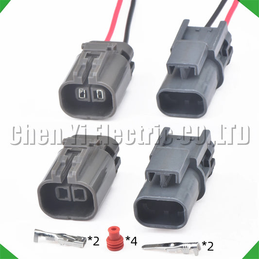 7122-1824-40 2 pin fuel pump connector for Mazda