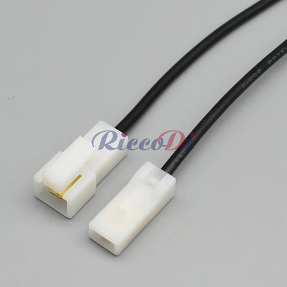 Close-up of 7122-3010 automotive connector terminal showing secure and reliable connection