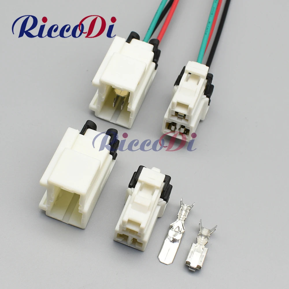 7122-6030 7123-6030 3 hole auto wiring harness connector plug female & male unsealed socket for cars, trucks, excavators