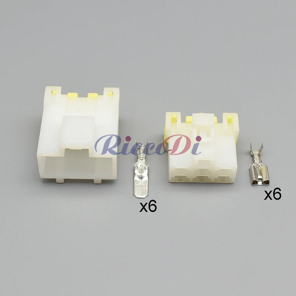 7122-6060 male 6 way motormeter connector car instrument high current socket