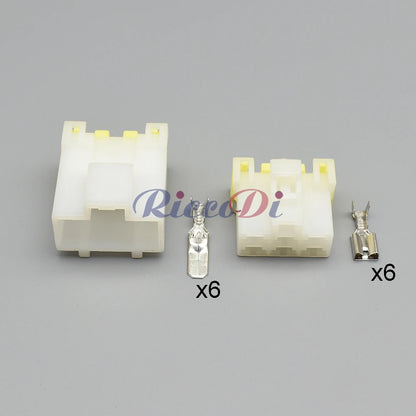 7122-6060 male 6 way motormeter connector car instrument high current socket