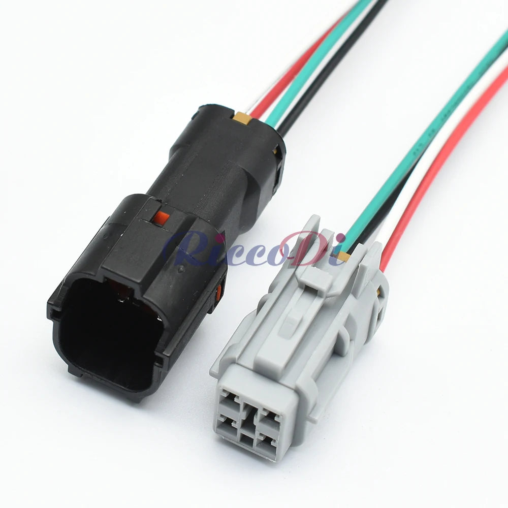 Waterproof male and female automotive wiring connector 7123-7444 7222-7444-40, reliable cable harness plug for cars