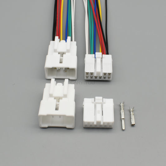7283-1100 10 holes auto wire cable connector MG651056 MG641059 car modification unsealed socket with wires