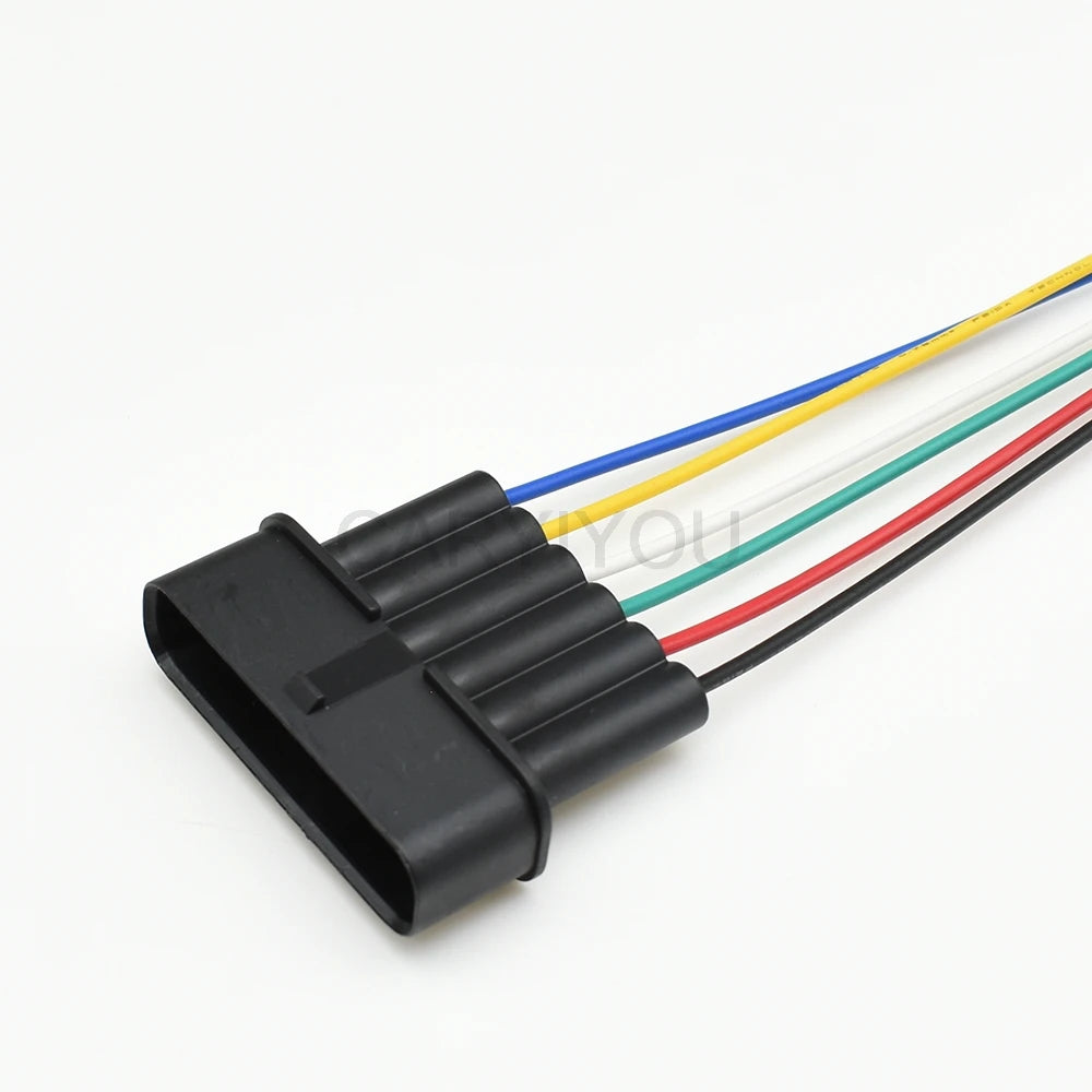 Automotive 6-pin waterproof throttle pedal valve electronic plug connector 7283-1968-30 90980-11858 for Toyota Mazda vehicles