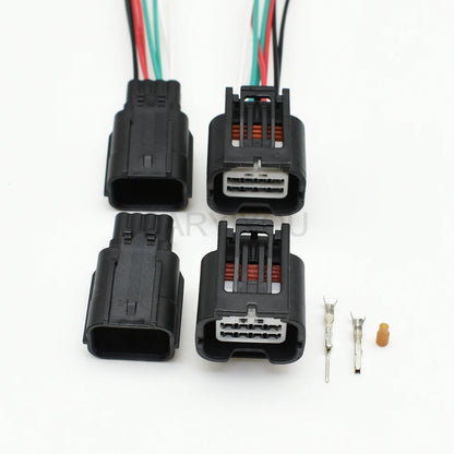 7283-2148 8 pin auto headlight socket automotive radar cable connector waterproof plug
