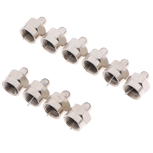 75 Ohm F Type coaxial male terminator connector