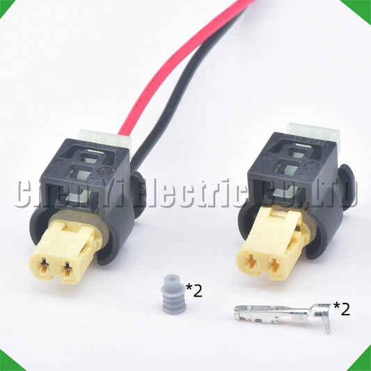 2 pin fuel injector connector 7615636-03 for BMW Benz