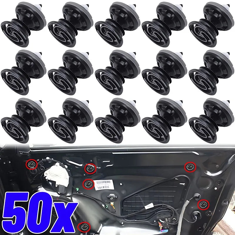 7L6868243 interior door trim panel push fastener clip