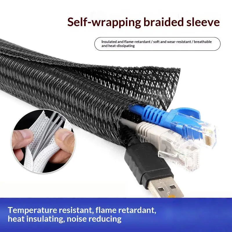 8-32mm self-closed cable protection sleeve