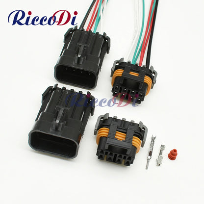 8 pin 1.5 series auto wire harness plastic housing waterproof male female socket 12047931 12047937